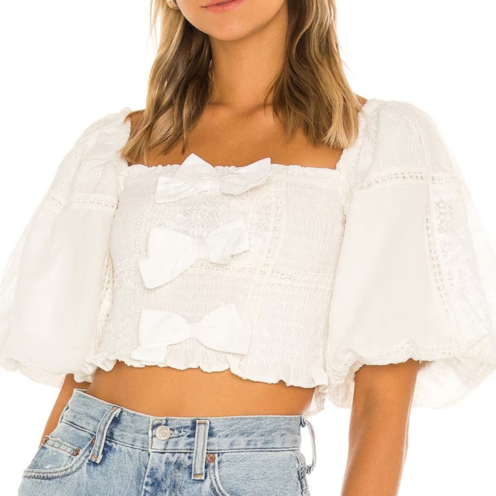 Tularosa Zella Top in White